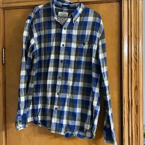 Men’s Button up Flannel shirt size Large